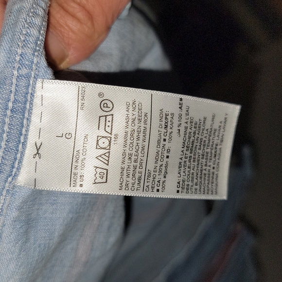 Old Navy long sleeve slim fit large polo - Picture 4 of 4